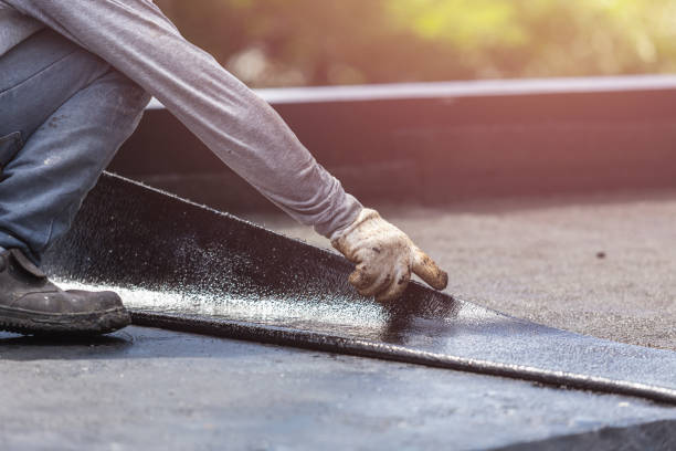 Professional Basement Waterproofing technician working in Ferndale, PA